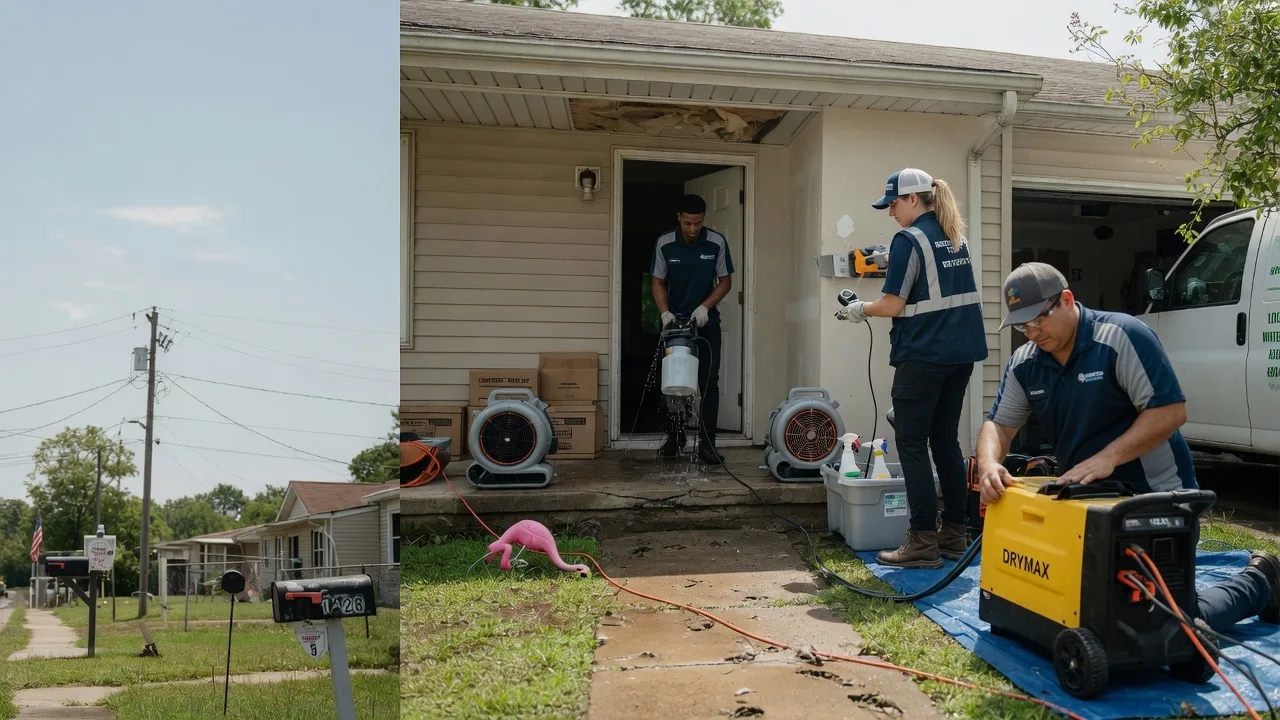 Storm Damage Water Removal in Helena, OK near me